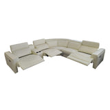 Turner Leather Power Reclining Sectional with Power Headrests (ID U785239) - Living Room Furniture available at Alpine Outlets in Denver