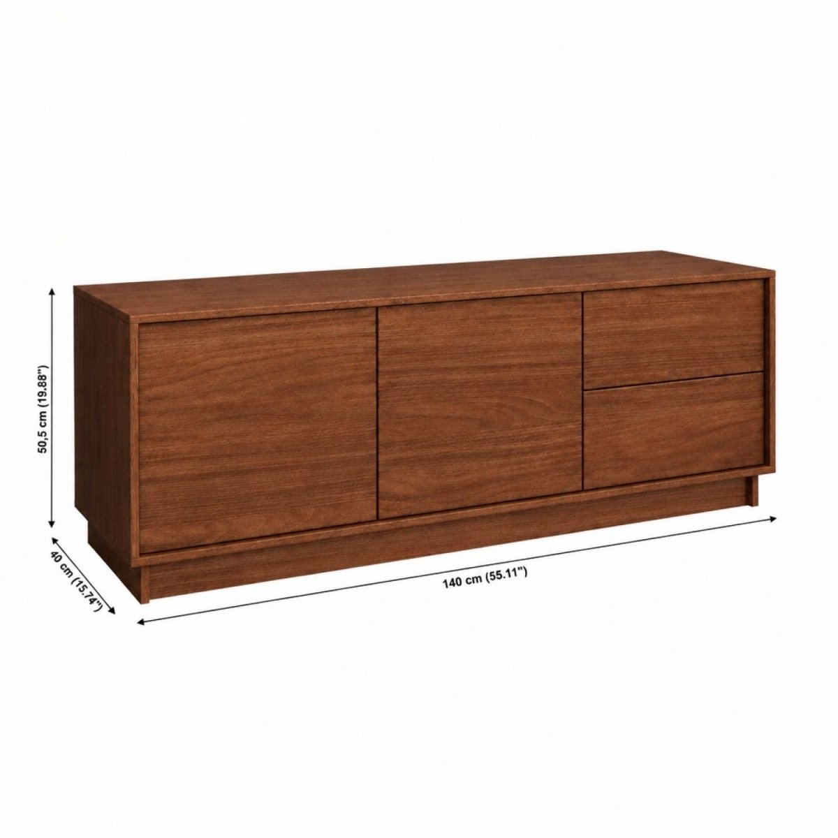 TV Stand For TVs Up To 60" With 2 Doors And 2 Drawers - TV Stands available at Alpine Outlets in Denver