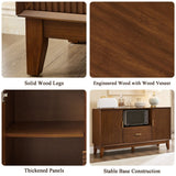 TV Stand With Drawer And Cabinets - Brown - TV Stands available at Alpine Outlets in Denver