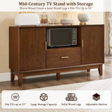 TV Stand With Drawer And Cabinets - Brown - TV Stands available at Alpine Outlets in Denver
