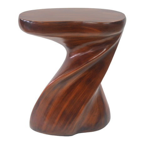 Twisted Sculptural Side Table Indoor / Outdoor - Side Tables available at Alpine Outlets in Denver