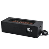 U_STYLE 2 - Piece 41.9" Propane Fire Pit Set with MGO Tank Cover Table - 🟢 Fire Pits available at Alpine Outlets in Denver