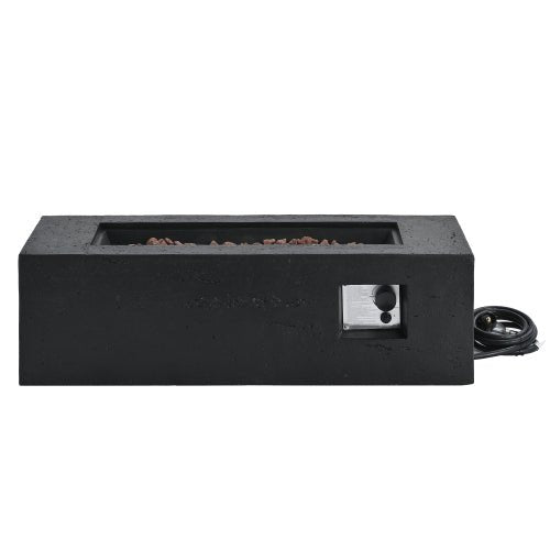 U_STYLE 2 - Piece 41.9" Propane Fire Pit Set with MGO Tank Cover Table - 🟢 Fire Pits available at Alpine Outlets in Denver