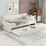 Upholstered Daybed With Trundle And USB Charging - Trundle Beds available at Alpine Outlets in Denver