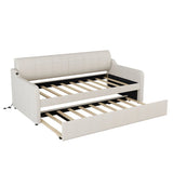 Upholstered Daybed With Trundle And USB Charging - Trundle Beds available at Alpine Outlets in Denver