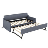Upholstered Daybed With Trundle And USB Charging - Trundle Beds available at Alpine Outlets in Denver