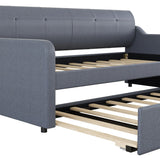 Upholstered Daybed With Trundle And USB Charging - Trundle Beds available at Alpine Outlets in Denver