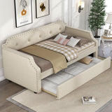 Upholstered Daybed With Trundle - Trundle Beds available at Alpine Outlets in Denver
