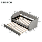 Upholstered Daybed With Trundle - Trundle Beds available at Alpine Outlets in Denver