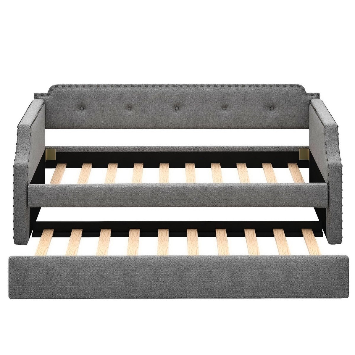 Upholstered Daybed With Trundle - Trundle Beds available at Alpine Outlets in Denver
