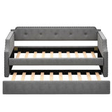 Upholstered Daybed With Trundle - Trundle Beds available at Alpine Outlets in Denver