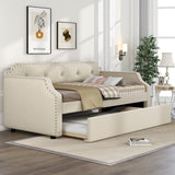 Upholstered Daybed With Trundle - Trundle Beds available at Alpine Outlets in Denver