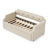 Upholstered Daybed With Trundle - Trundle Beds available at Alpine Outlets in Denver