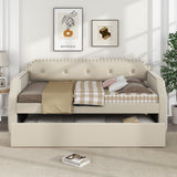 Upholstered Daybed With Trundle - Trundle Beds available at Alpine Outlets in Denver