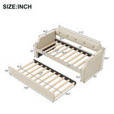 Upholstered Daybed With Trundle - Trundle Beds available at Alpine Outlets in Denver