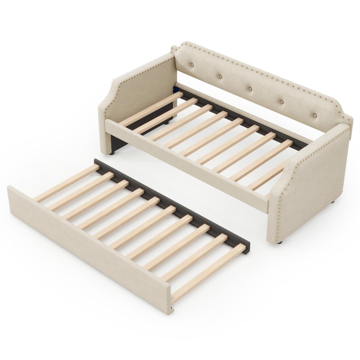 Upholstered Daybed With Trundle - Trundle Beds available at Alpine Outlets in Denver