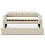 Upholstered Daybed With Trundle - Trundle Beds available at Alpine Outlets in Denver