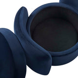 Velvet Storage Ottoman with Removable Lid – 28 Inch Upholstered - Ottomans available at Alpine Outlets in Denver