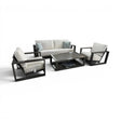 Veranda Classics Milan 4 - piece Deep Outdoor Patio Seating Set - 🟡 Outdoor Furniture Sets available at Alpine Outlets in Denver