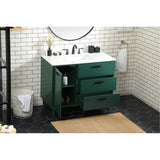 Elegant Lighting Baldwin 42" Free Standing Single Basin Vanity Set