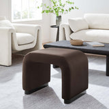 Waterfall Performance Velvet Stool – Velvet Upholstered 24 Inch - Ottomans available at Alpine Outlets in Denver