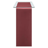Wave Frame Glass Top Console Table – 50 Inch - Ottomans available at Alpine Outlets in Denver