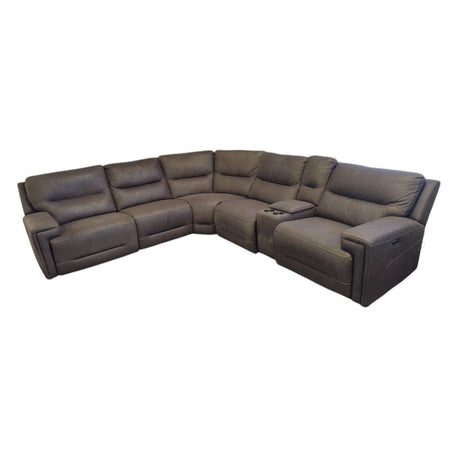 Westerly Fabric Power Reclining Sectional (ID U583729) - Furniture available at Alpine Outlets in Denver