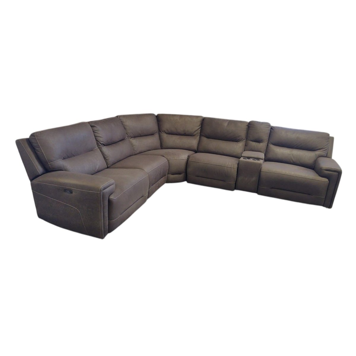 Westerly Fabric Power Reclining Sectional (ID U583729) - Furniture available at Alpine Outlets in Denver