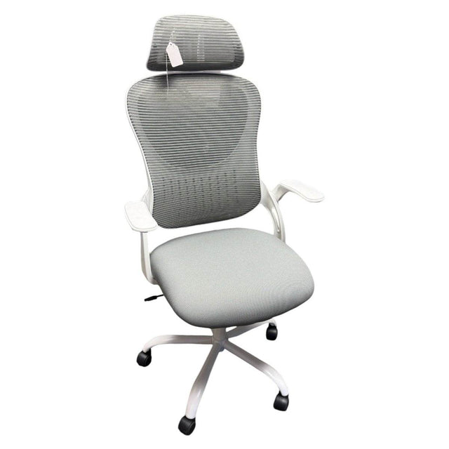 Ergonomic High-Back Computer Chair (White) - Alpine Outlets