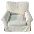 White Slipcovered Chair - 🟢 Arm Chairs available at Alpine Outlets in Denver