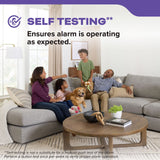 Kidde 30CUD10 single alarm — Self-testing feature