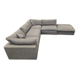 Wilshire 5 - Piece Modular Leather Sectional - Used Like New - (ID U4826) - available at Alpine Outlets in Denver