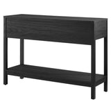 Wood Console Table with Drawers and Shelf – 47 Inch - Ottomans available at Alpine Outlets in Denver