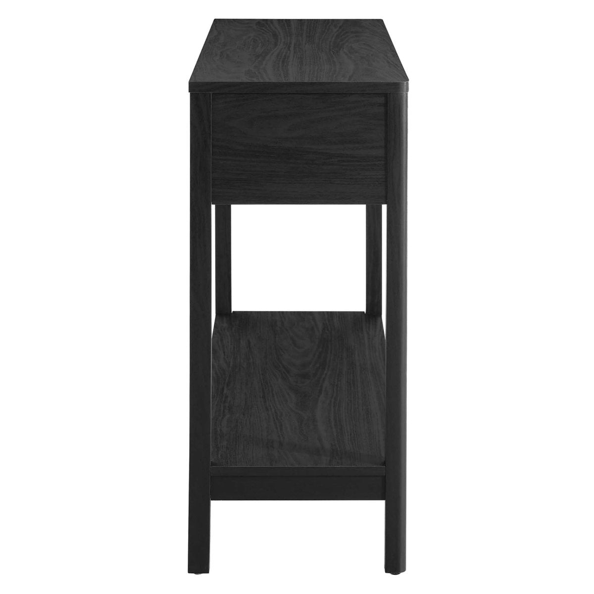 Wood Console Table with Drawers and Shelf – 47 Inch - Ottomans available at Alpine Outlets in Denver