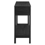 Wood Console Table with Drawers and Shelf – 47 Inch - Ottomans available at Alpine Outlets in Denver