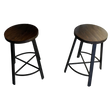 Wood Counter Height Stools - Set of 2 - 🟢 Stools available at Alpine Outlets in Denver