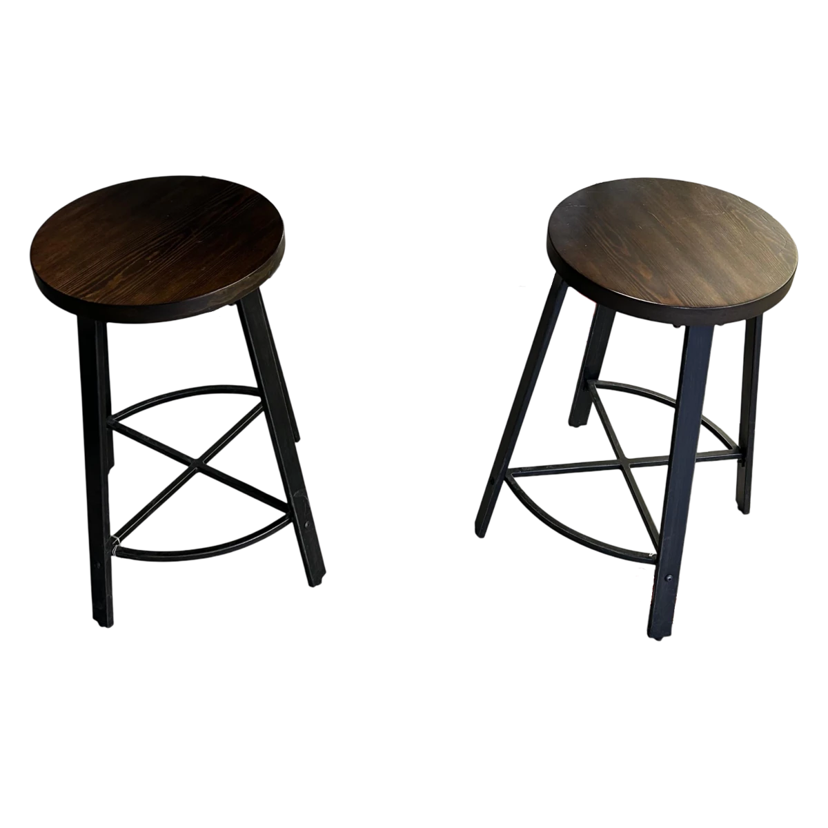 Wood Counter Height Stools - Set of 2 - 🟢 Stools available at Alpine Outlets in Denver