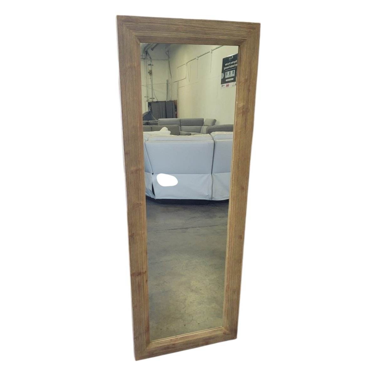 Wood Floor Mirror (ID N015624) - Alpine Outlets