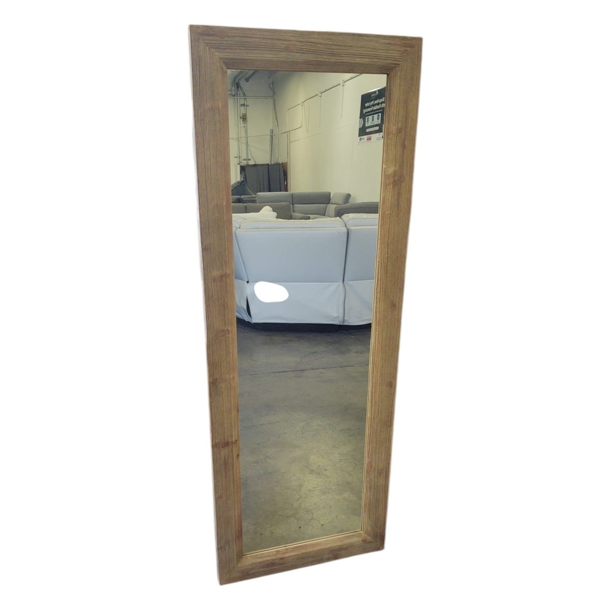 Wood Floor Mirror (ID N015624) - Mirrors available at Alpine Outlets in Denver