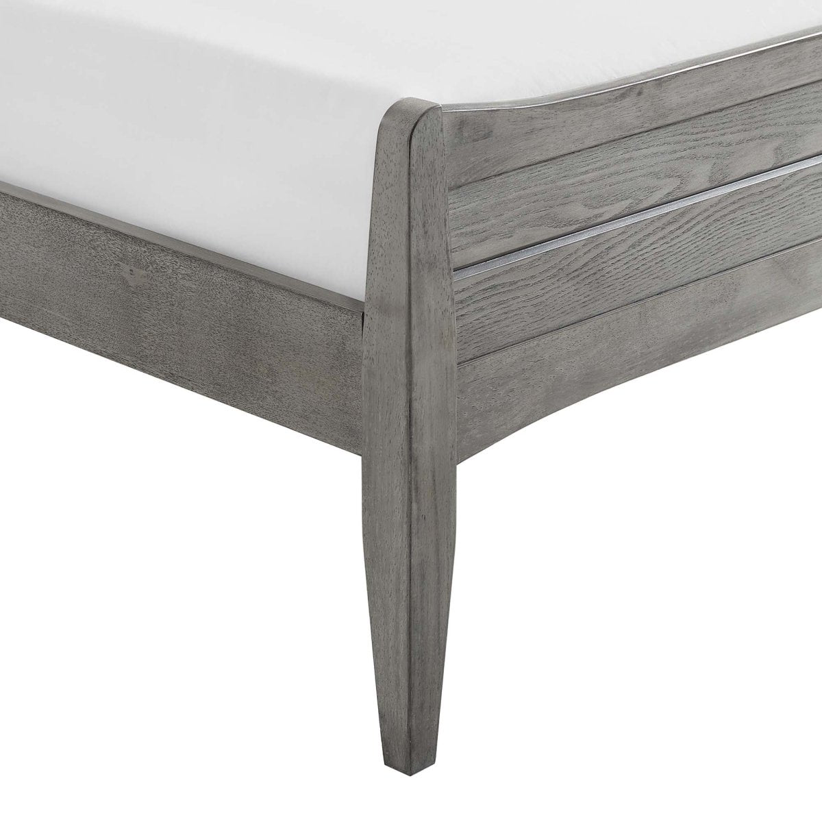 Wood Platform Bed with Slatted Headboard and Footboard - Platform Bed available at Alpine Outlets in Denver