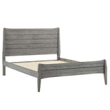 Wood Platform Bed with Slatted Headboard and Footboard - Platform Bed available at Alpine Outlets in Denver