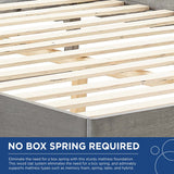 Woven Cane Rattan and Wood Platform Bed - Platform Bed available at Alpine Outlets in Denver