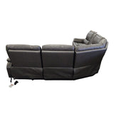 Wylder Leather Power Reclining Sectional with Power Headrests - available at Alpine Outlets in Denver