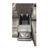 Wylder Leather Power Reclining Sectional with Power Headrests - Used Good - (G5827) - available at Alpine Outlets in Denver