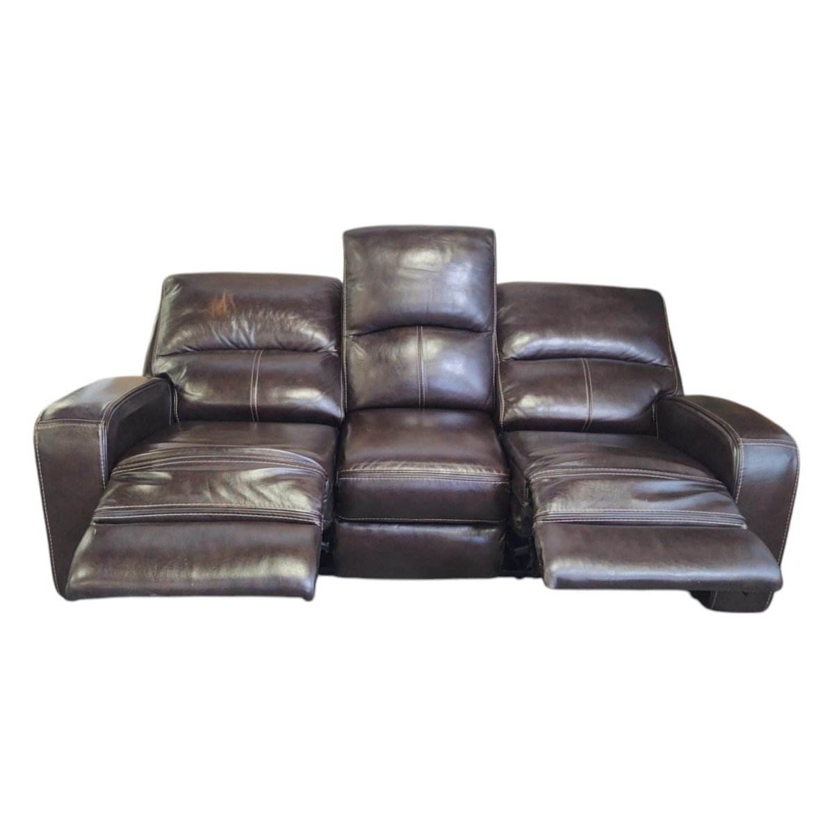 Zach Leather Power Reclining Sofa (ID G384762) - Alpine Outlets