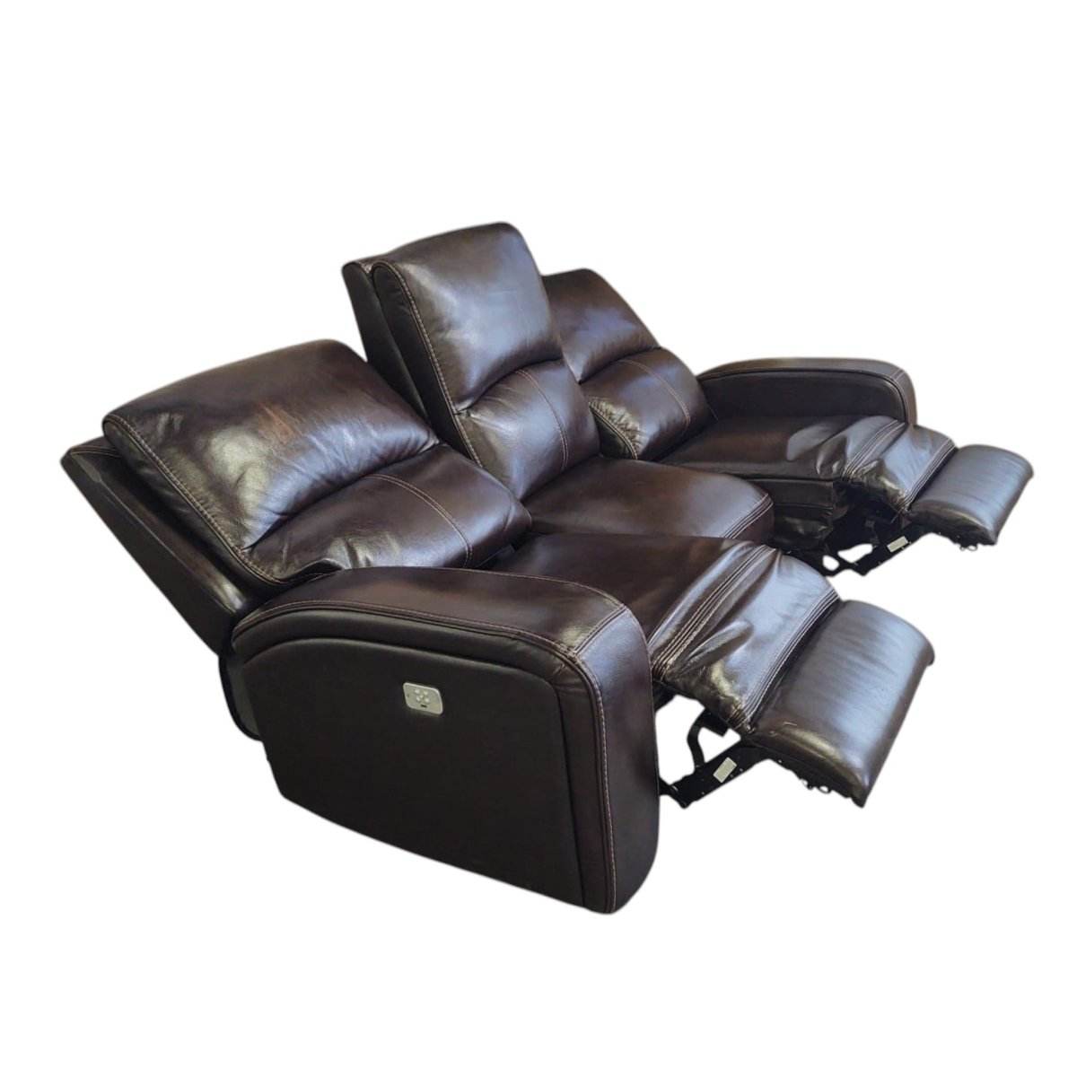 Zach Leather Power Reclining Sofa (ID G384762) - Alpine Outlets