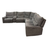 Zakary 6 - piece Fabric Power Reclining Sectional with Power Headrests (ID L092134) - Furniture available at Alpine Outlets in Denver