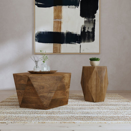 Zalika 2 - Piece Solid Wood Coffee and End Table Set - Coffee Table Sets available at Alpine Outlets in Denver