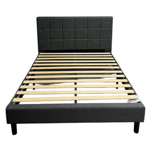 Zinus Lottie Upholstered Platform Bed Frame (ID L023487) - Furniture available at Alpine Outlets in Denver