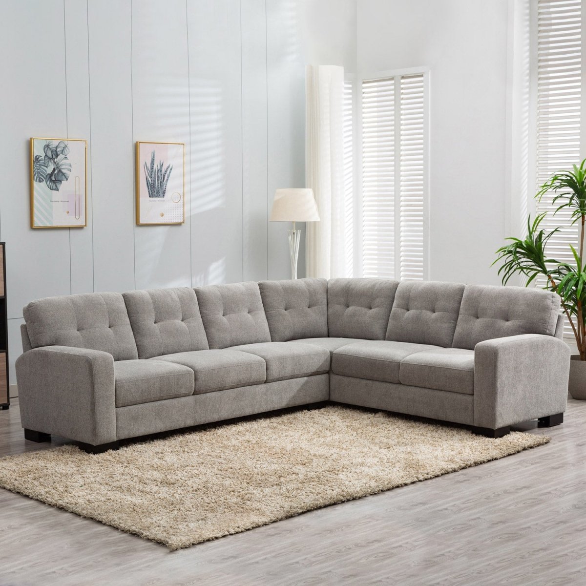 Annadale Fabric Sectional - Alpine Outlets